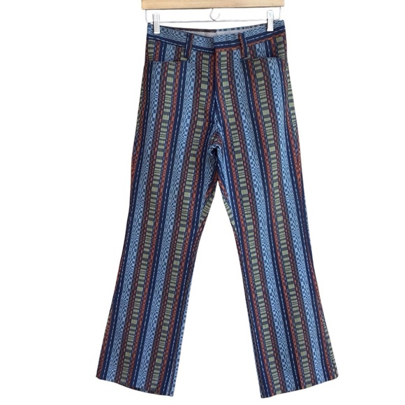 Vintage Levi’s Multicolor Geometric Striped Pants W28  NEW - Picture 1 of 5